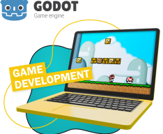 Godot.  Основа создания легендарных игр - КИБЕРшкола программирования для детей, компьютерные курсы для школьников, начинающих и подростков - KIBERone г. Симферополь