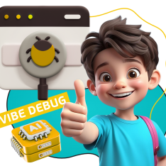 Тестирование & Vibe Debug. Охотники за багами - КИБЕРшкола программирования для детей, компьютерные курсы для школьников, начинающих и подростков - KIBERone г. Симферополь