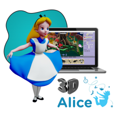 Alice 3d - КИБЕРшкола программирования для детей, компьютерные курсы для школьников, начинающих и подростков - KIBERone г. Симферополь
