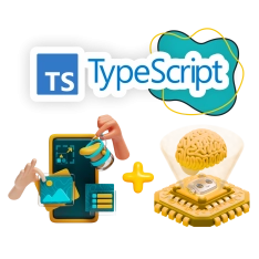 TypeScript + AI: создаём умные веб-приложения - КИБЕРшкола программирования для детей, компьютерные курсы для школьников, начинающих и подростков - KIBERone г. Симферополь