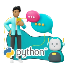Умный чат-бот на Python на Telegram - КИБЕРшкола программирования для детей, компьютерные курсы для школьников, начинающих и подростков - KIBERone г. Симферополь